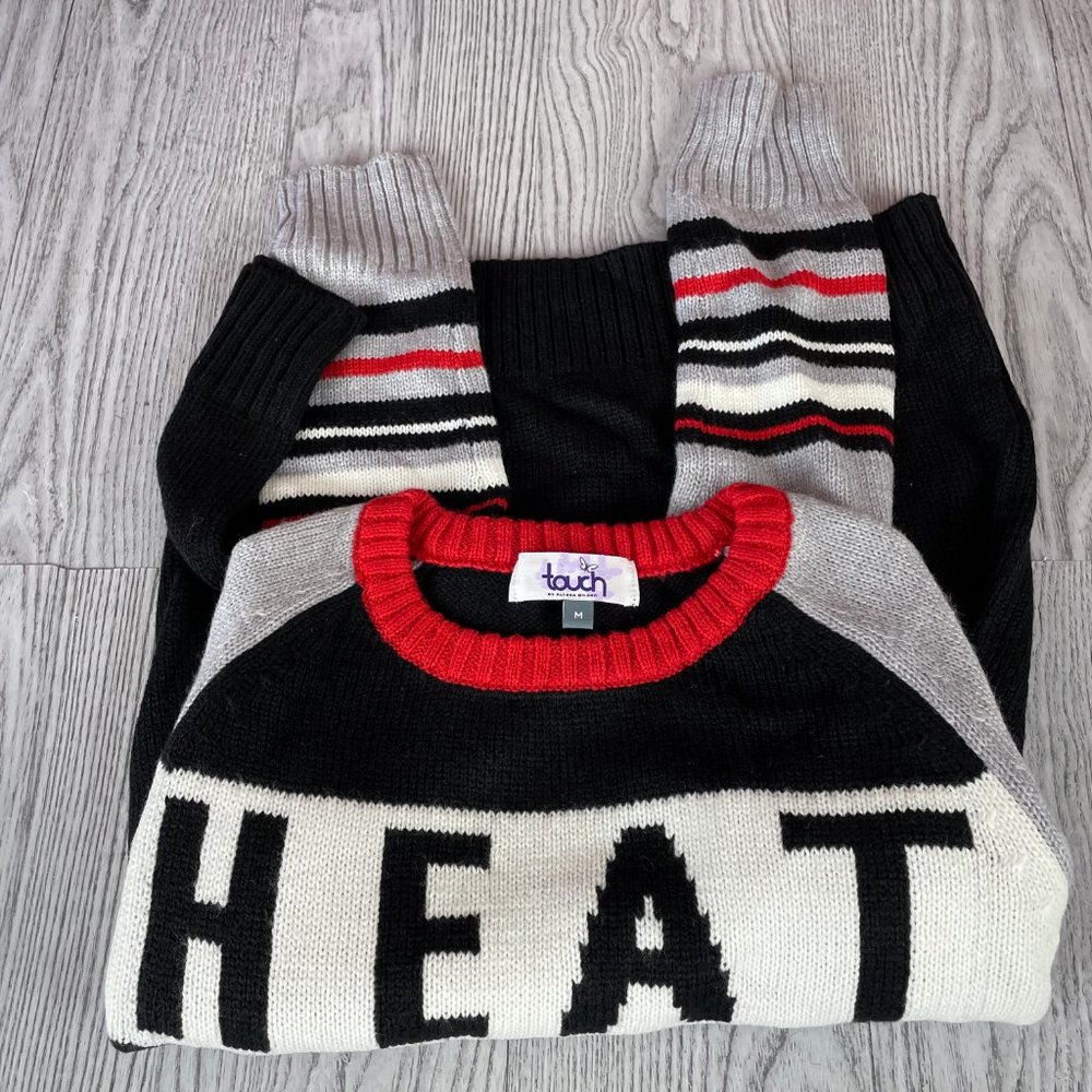 Touch by Alyssa Milano NBA Spirit Sweater Heat - Picture 2 of 5
